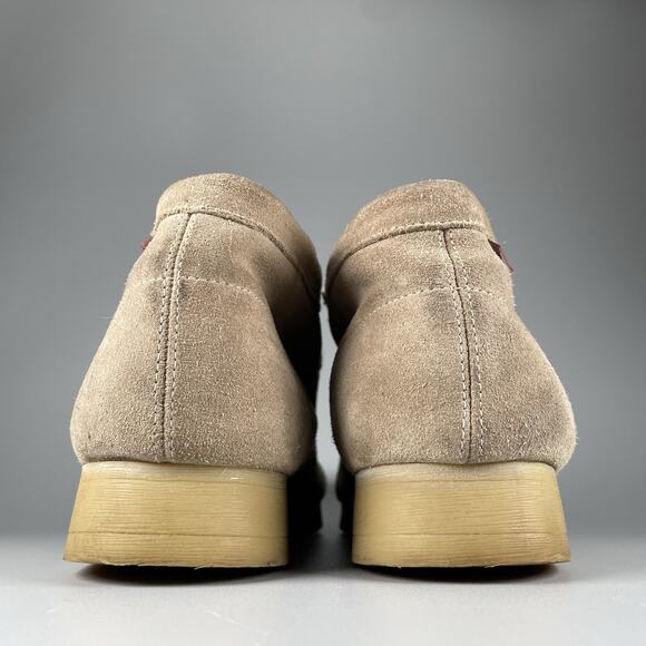 Clarks Stinson Hi Men’s Size 10 M Sand Suede Chukka Ankle Boots Casual Lace Up - Picture 3 of 9